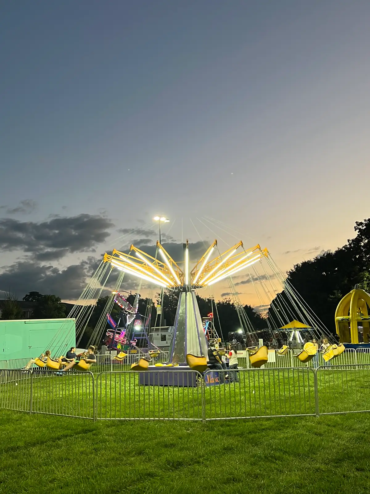 Fairground magic under a painted sky. Still Frame