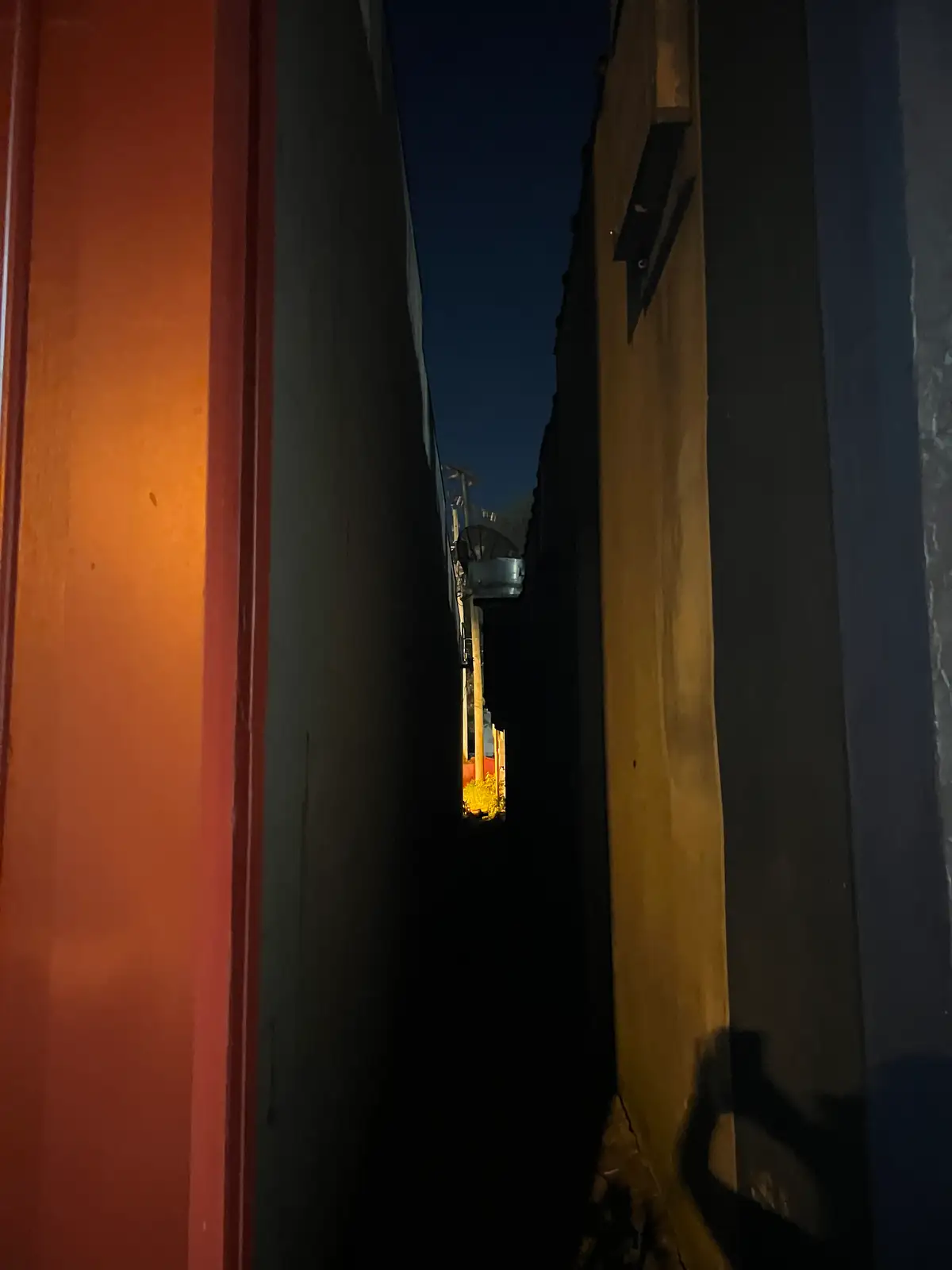 Urban depths reveal a hidden path of light. Still Frame