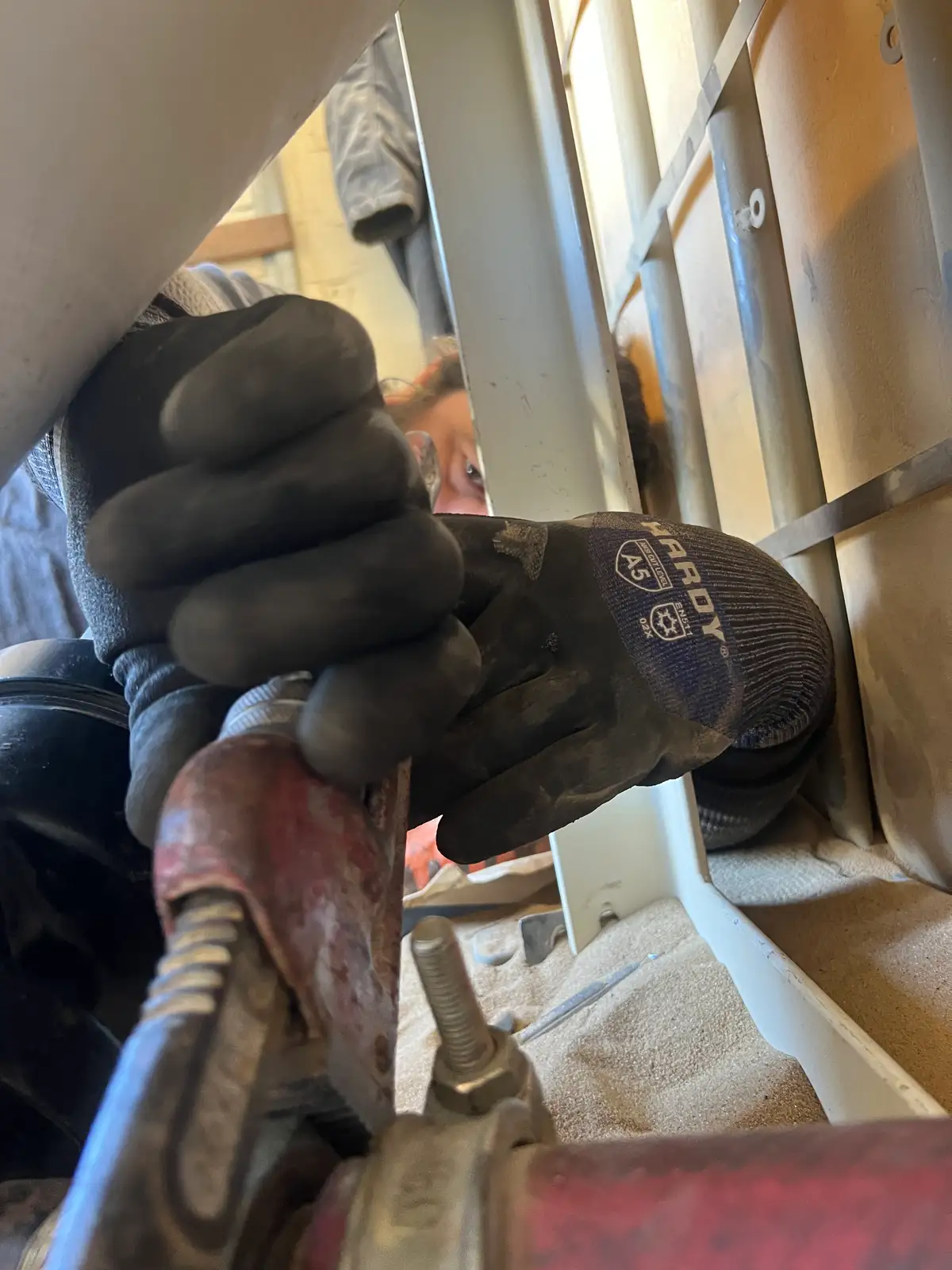 Focused grip on the task at hand. Still Frame
