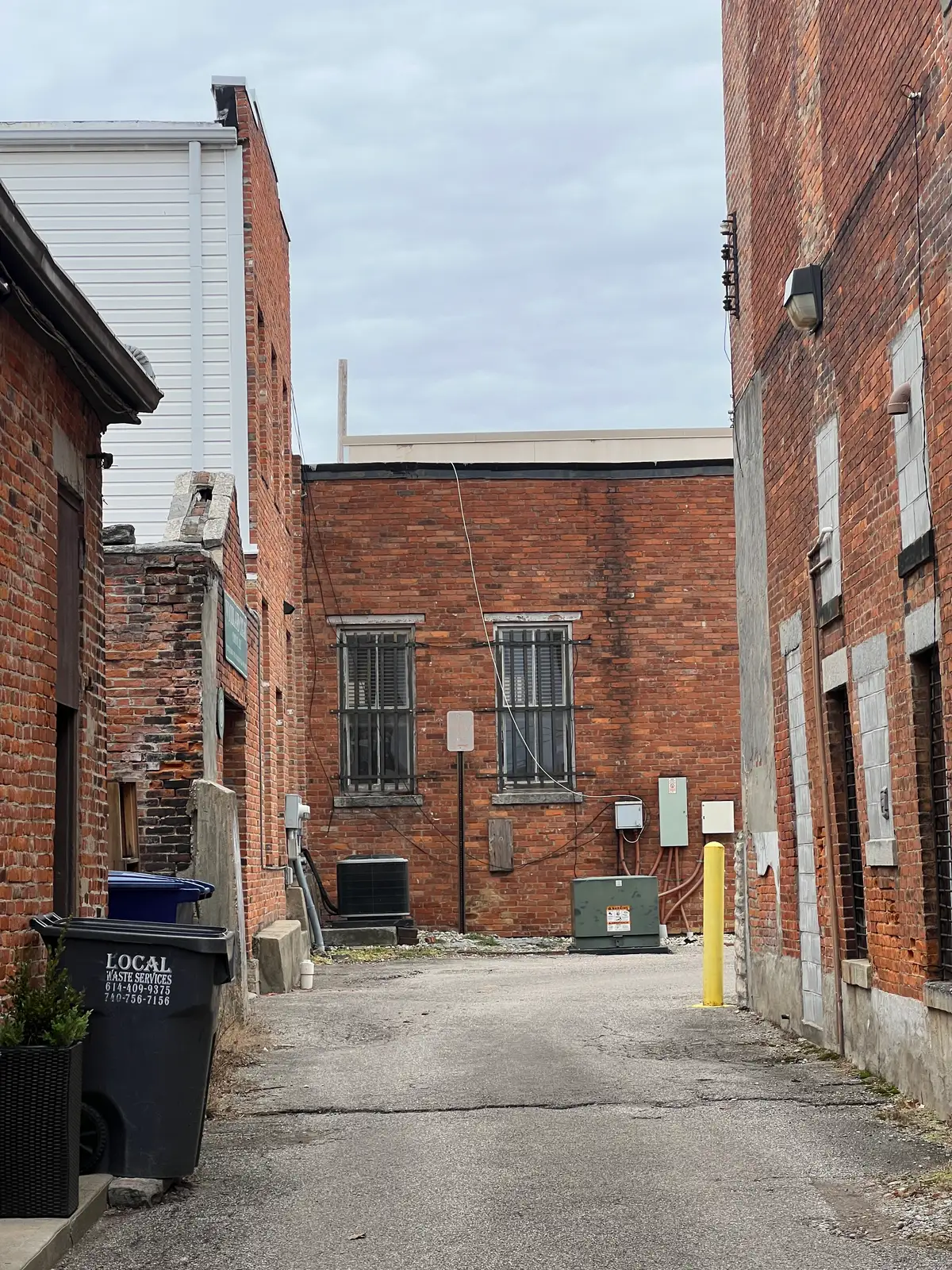 Gritty city vibes in a forgotten alley. Still Frame