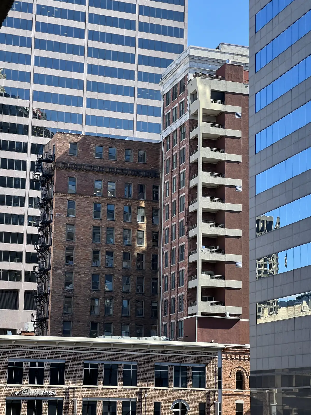 City layers: Old charm meets modern might. Still Frame