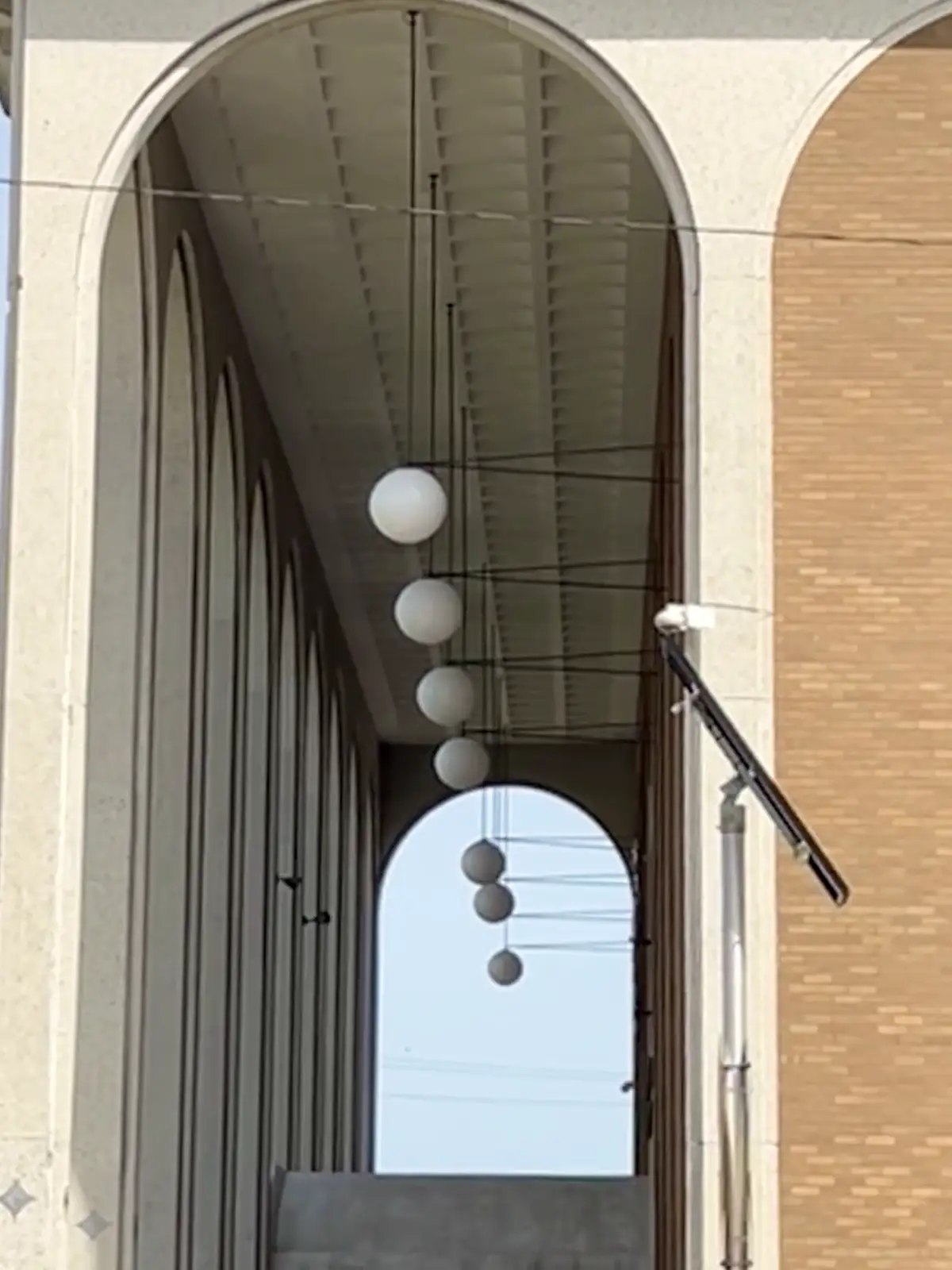 Urban geometry under a brilliant blue. - Mansfield, Ohio Still Frame