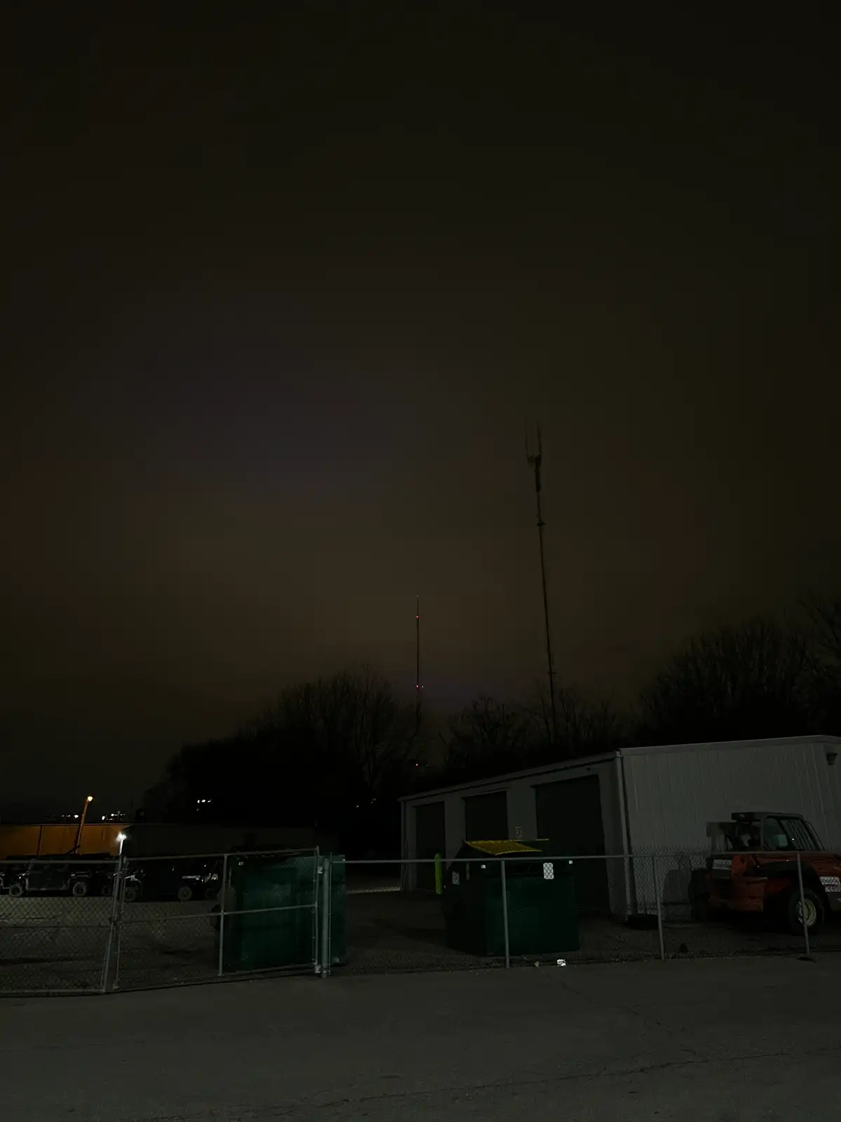 Eerie calm under the night sky. Still Frame