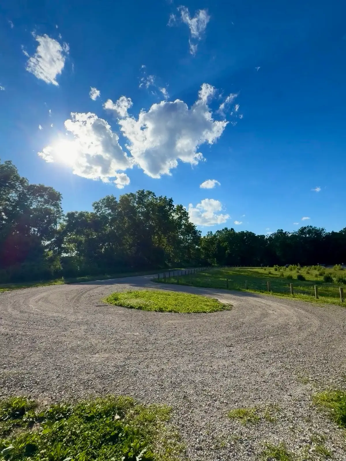 Sunny paths and blue skies await. Still Frame