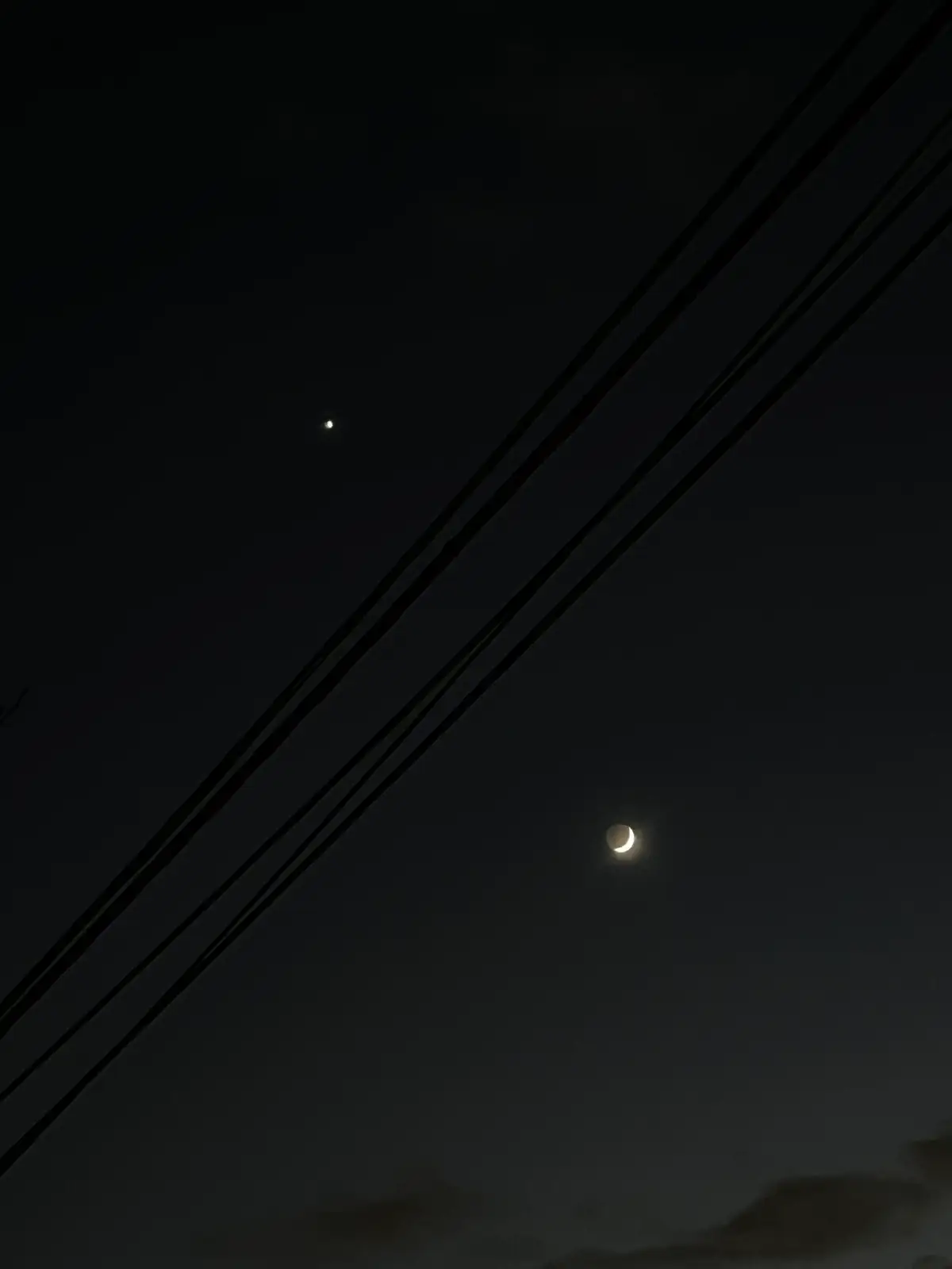 Celestial beauty meets urban lines. Still Frame