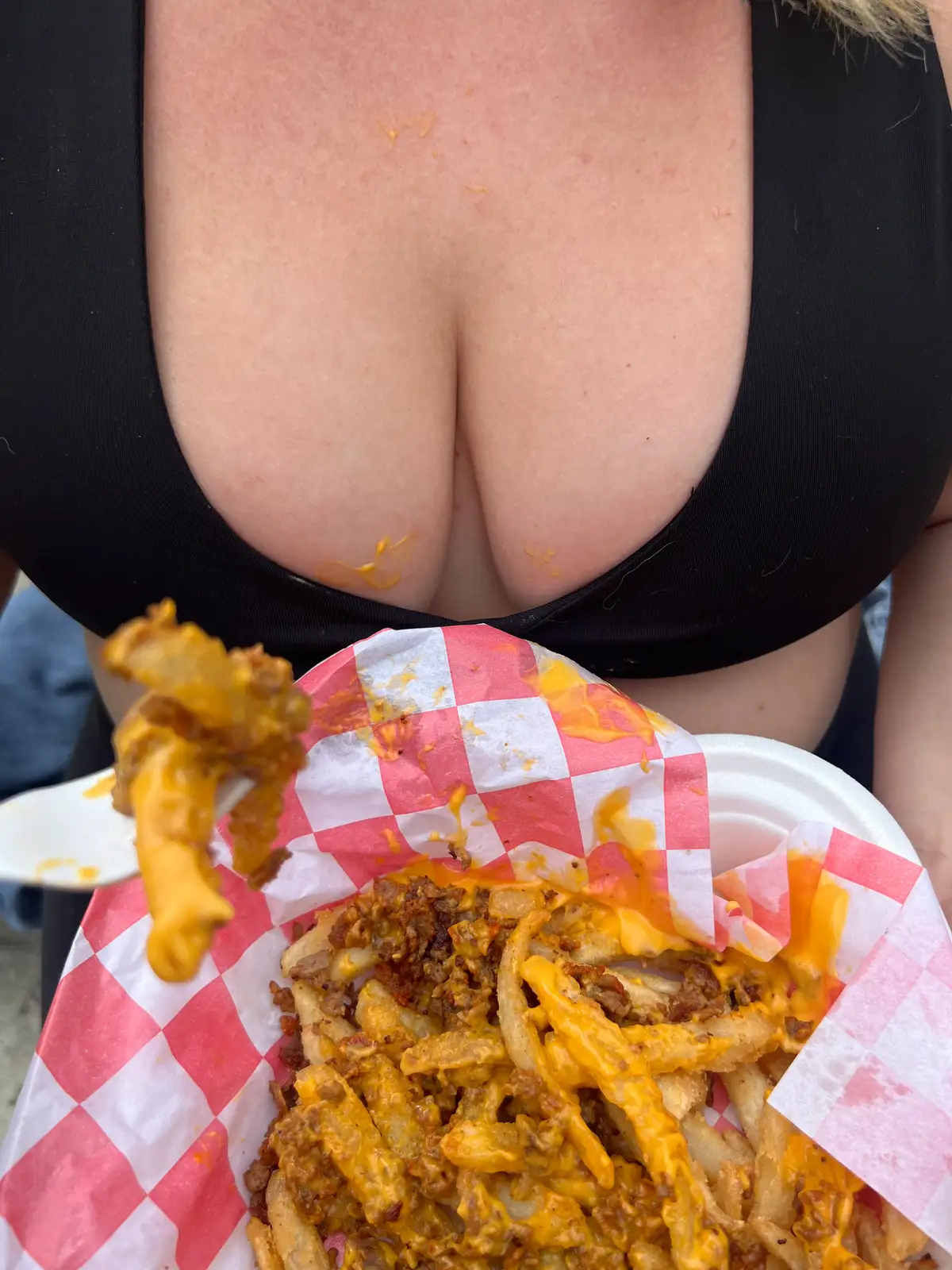 Pure cheesy, messy perfection. Still Frame