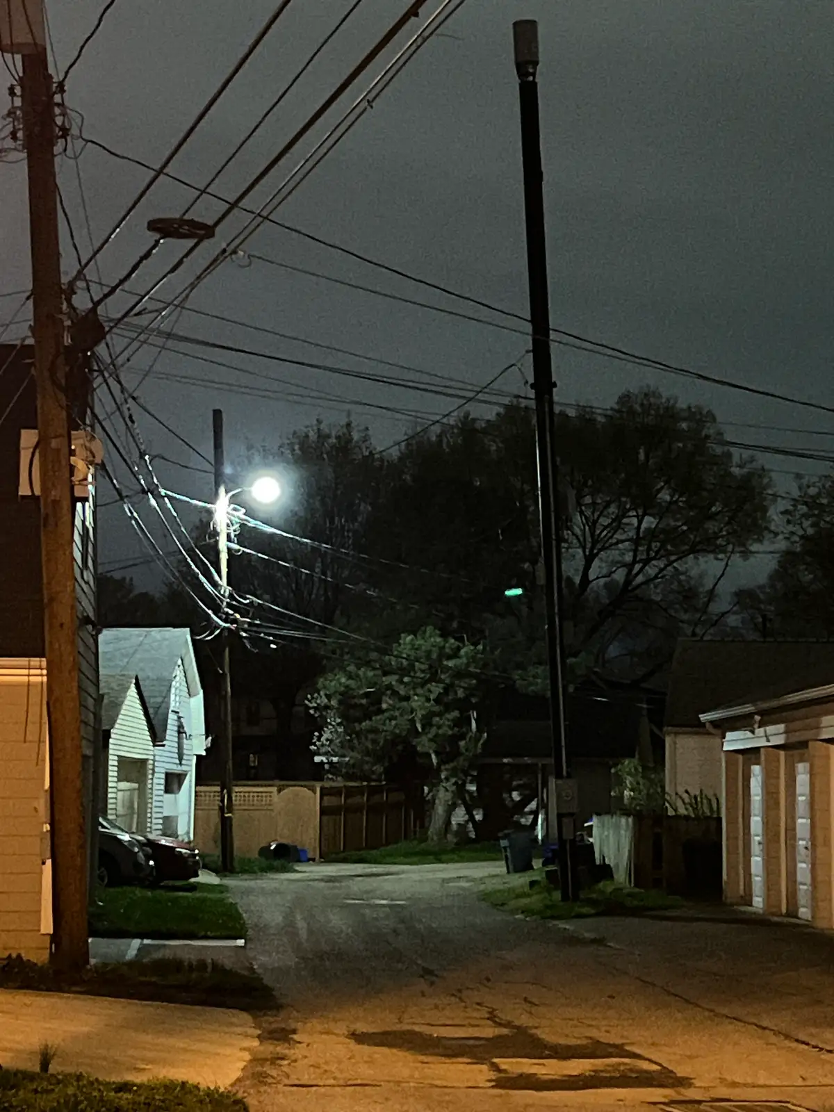 The quiet mystery of a nighttime alley. Still Frame