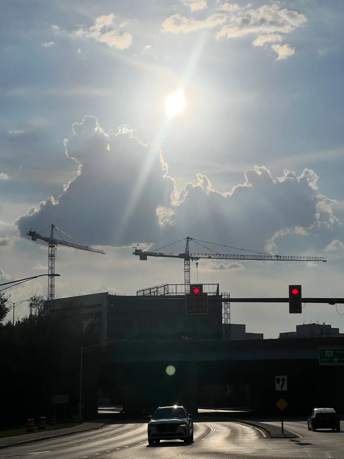 Urban glow meets the evolving skyline. Still Frame