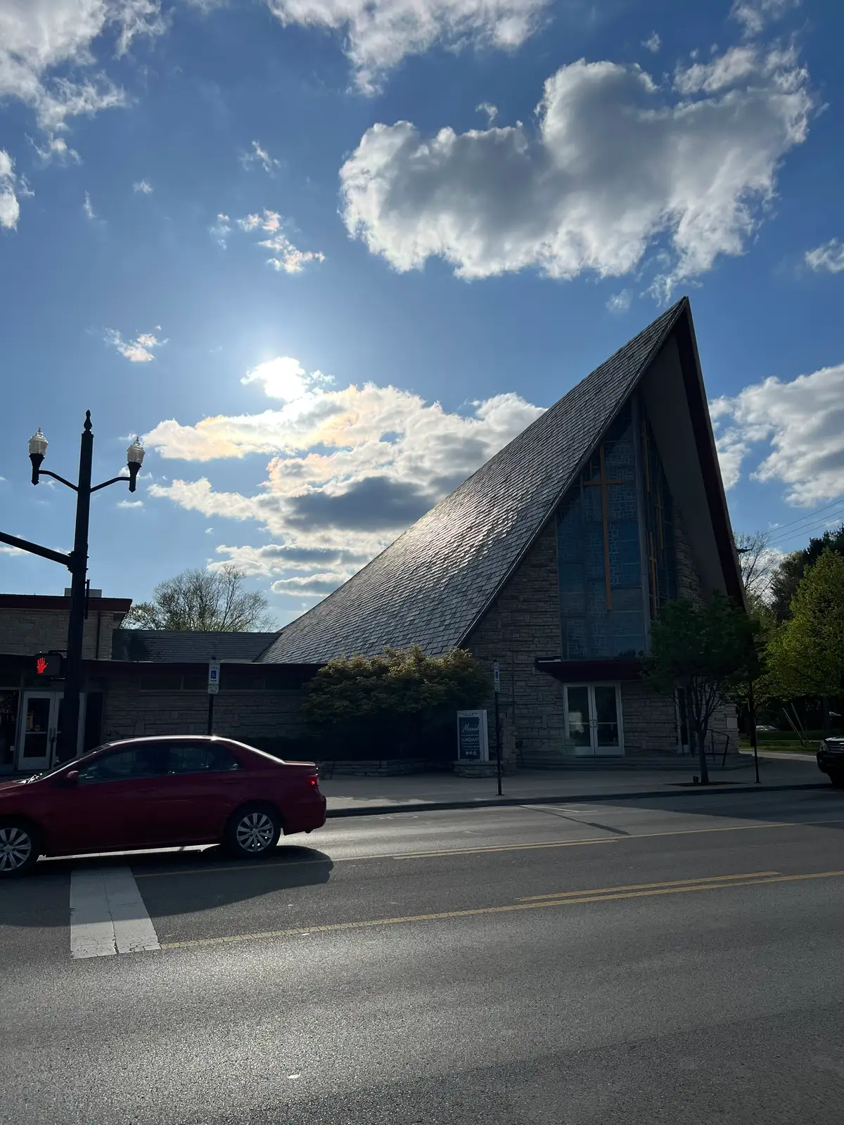 Angular beauty under a brilliant sky. Still Frame